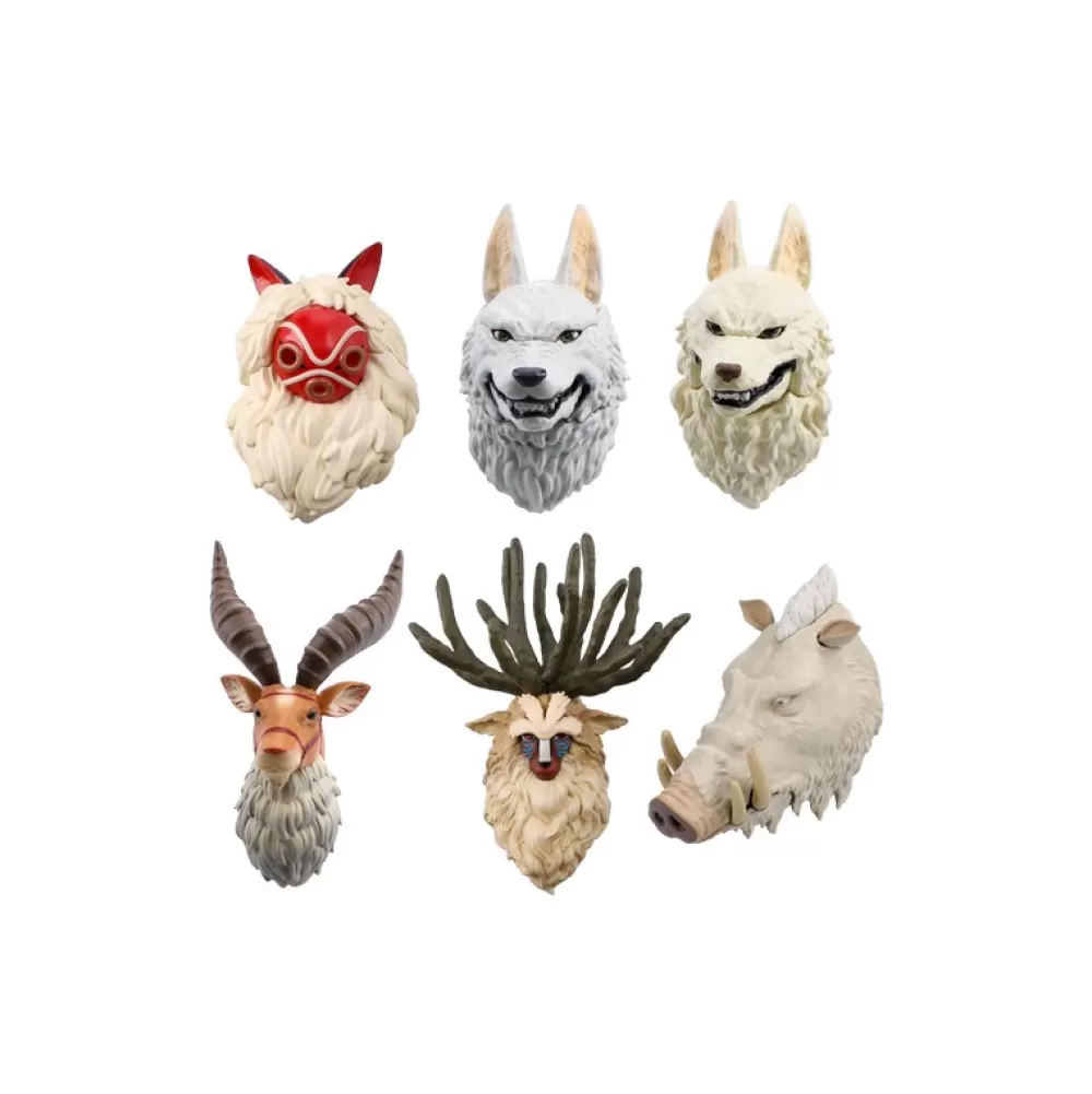 Flash Sale Assort. De 6 Magnets 3D A Collectionner - Princesse Mononoke Figurines