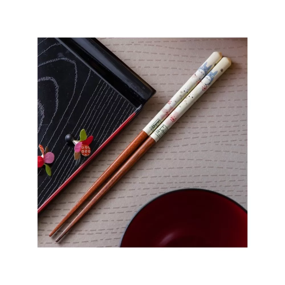 Flash Sale Baguettes Laquees 21Cm Cerisiers En Fleurs - Mon Voisin Totoro Cuisine Et Table
