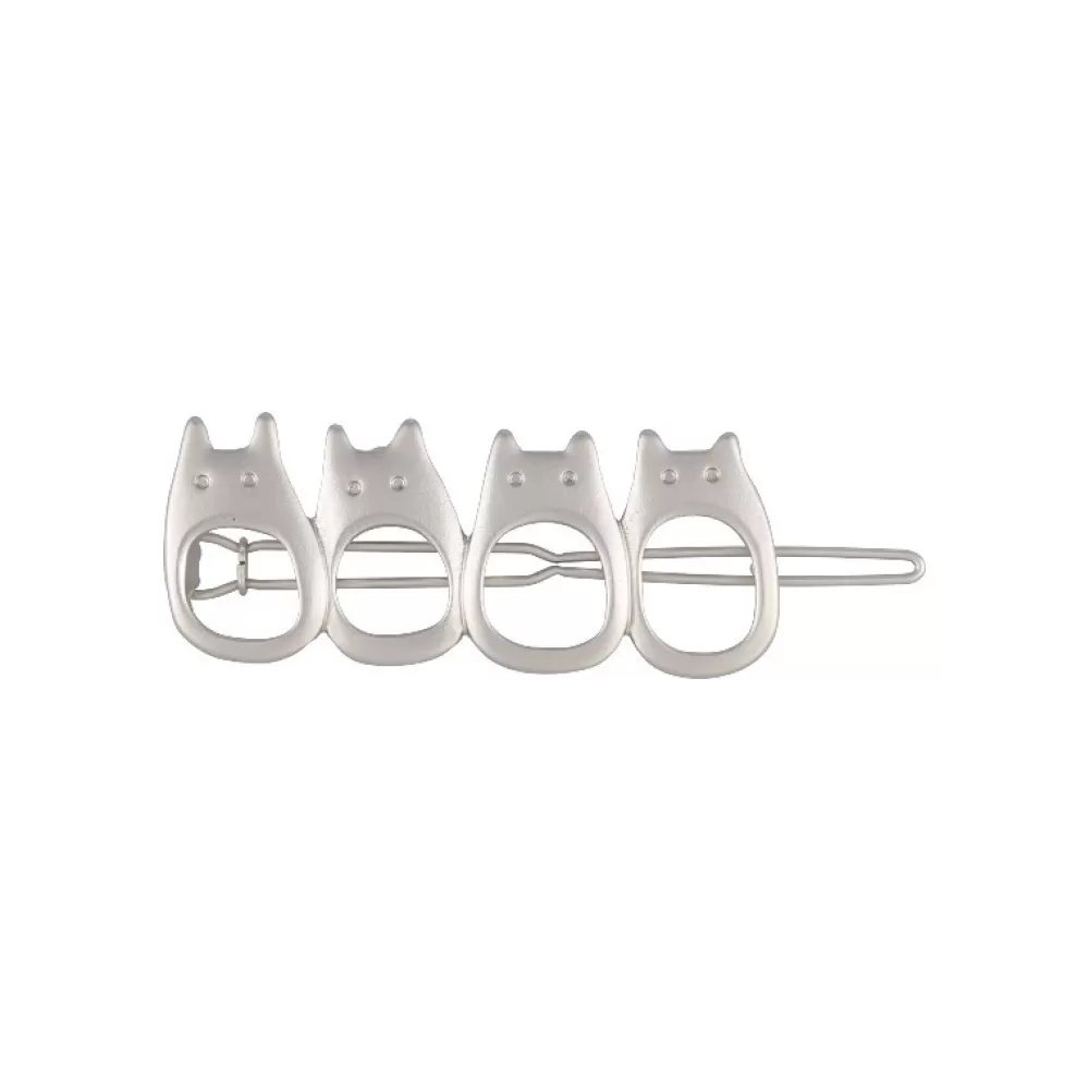 Flash Sale Bijou Barette Guirlande Totoro Blanc Metal- Mon Voisin Totoro Bijoux