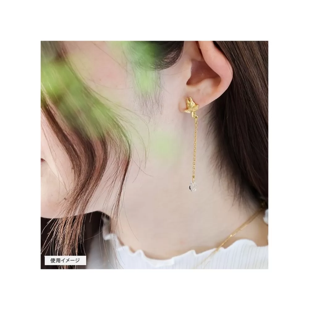 Best Bijou Boucle D'Oreilles Totoro Blanc Goutte - Mon Voisin Totoro Bijoux