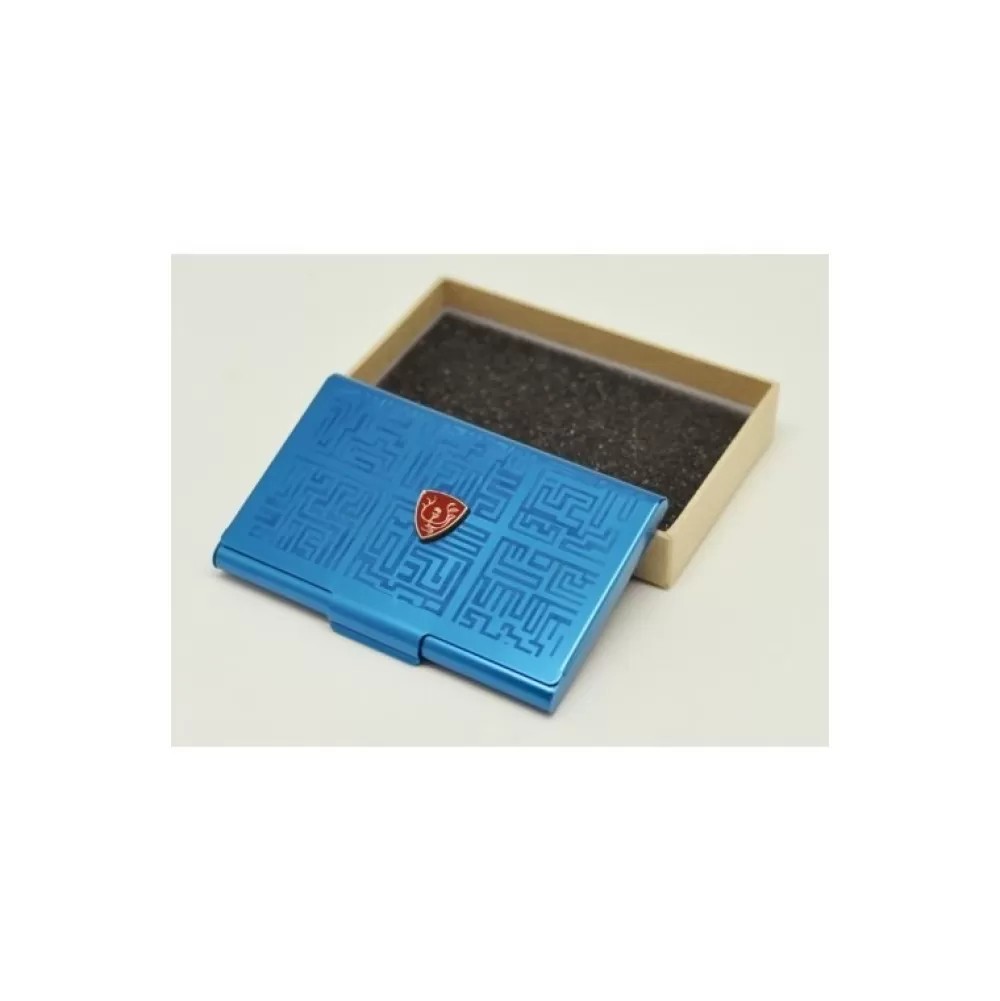 Hot Boite Metal Carte De Visite Bleue Laputa - Le Chateau Dans Le Ciel Accessoires