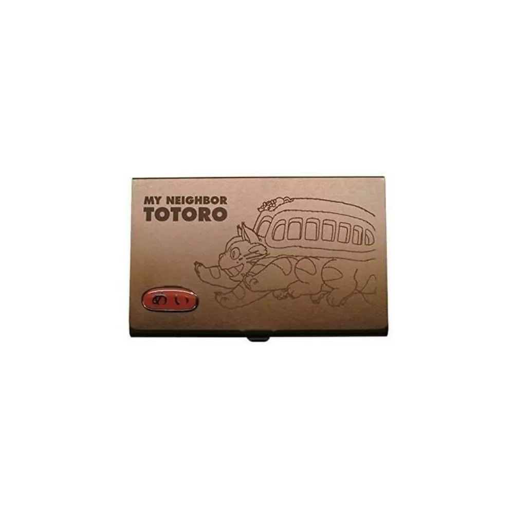 Flash Sale Boite Metal Cartes De Visite Chatbus Bronze - Mon Voisin Totoro Accessoires