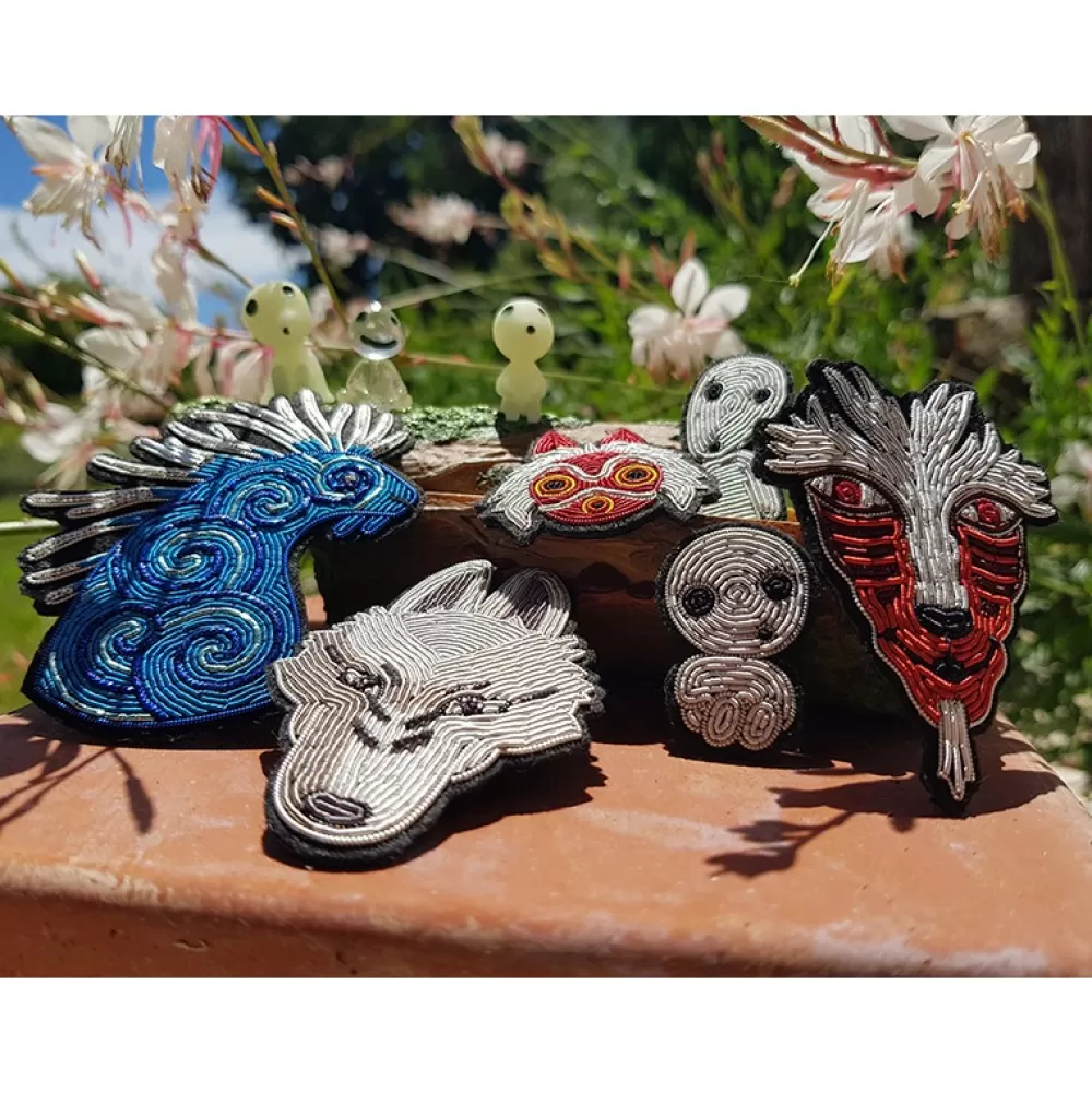 Shop Broche Cannetille Moro - Princesse Mononoke Pins