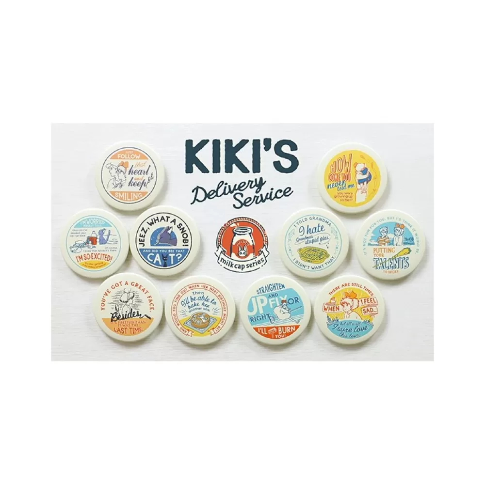Fashion Collection De Badges Vintage 10 Pcs - Kiki La Petite Sorciere Badges