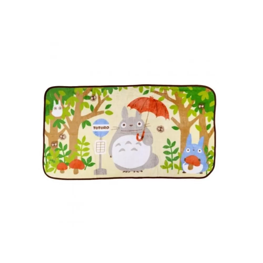 Cheap Couverture Totoro Arret De Bus 80X150 Cm - Mon Voisin Totoro Linge De Maison