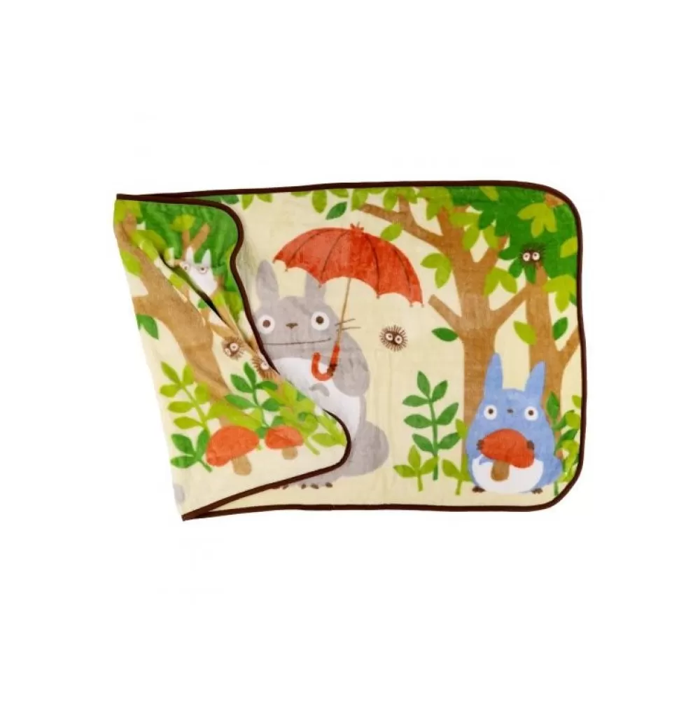 Cheap Couverture Totoro Arret De Bus 80X150 Cm - Mon Voisin Totoro Linge De Maison