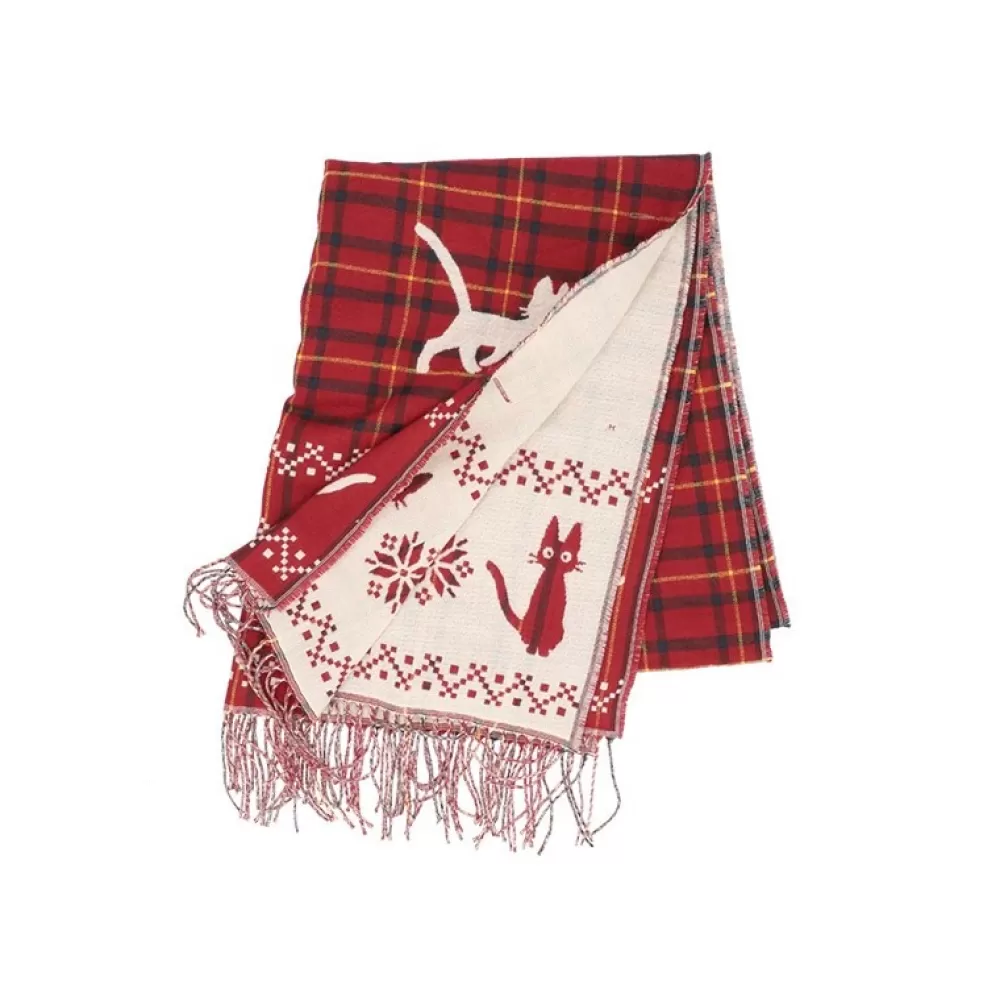 Hot Etole Avec Accroche Jiji Motifs A Carreaux - Kiki La Petite Sorciere Textile