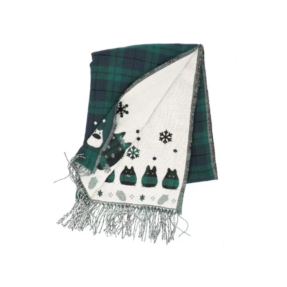 New Etole Avec Accroche Totoro Motifs A Carreaux - Mon Voisin Totoro Textile