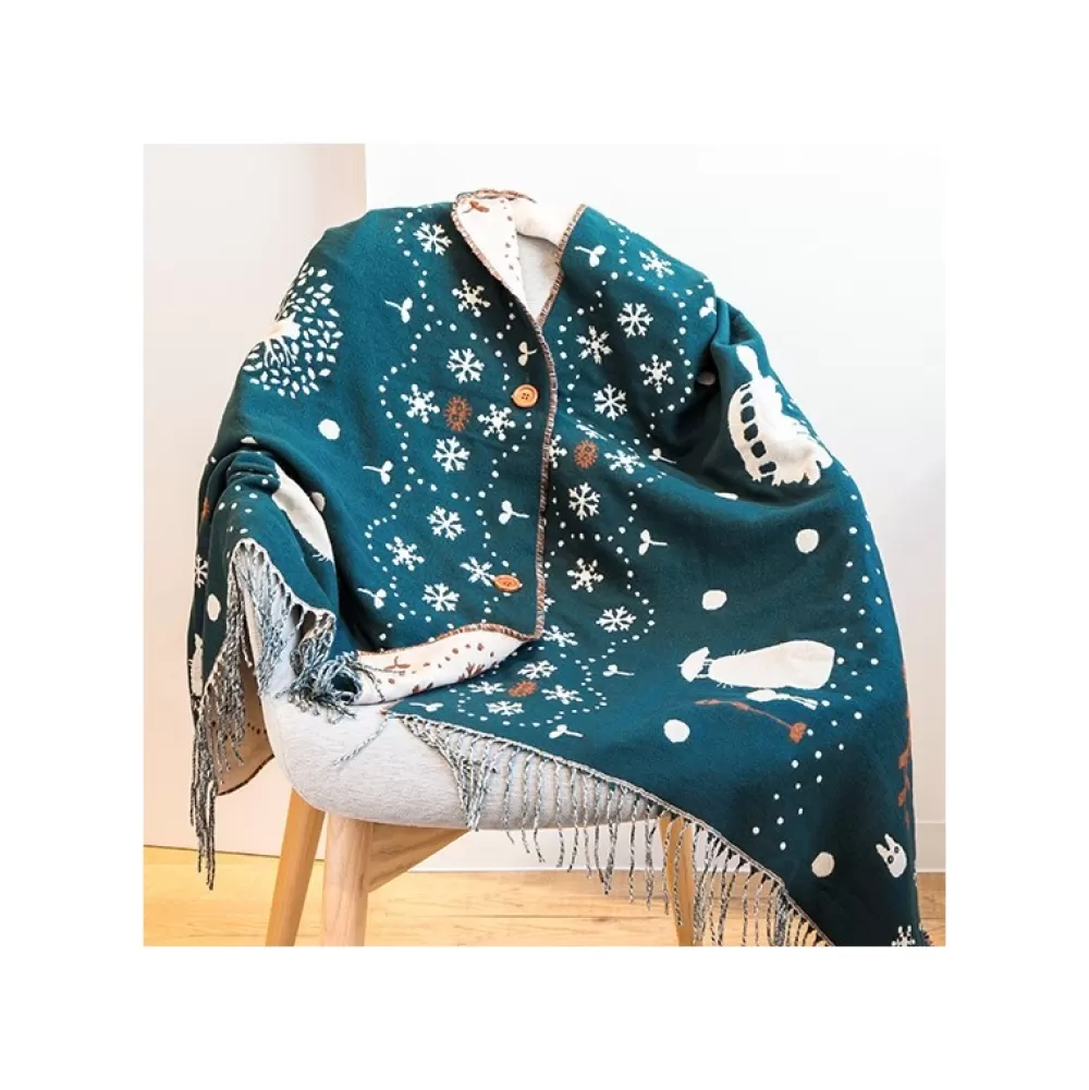 Flash Sale Etole Avec Boutons Totoro Dans La Neige - Mon Voisin Totoro Textile