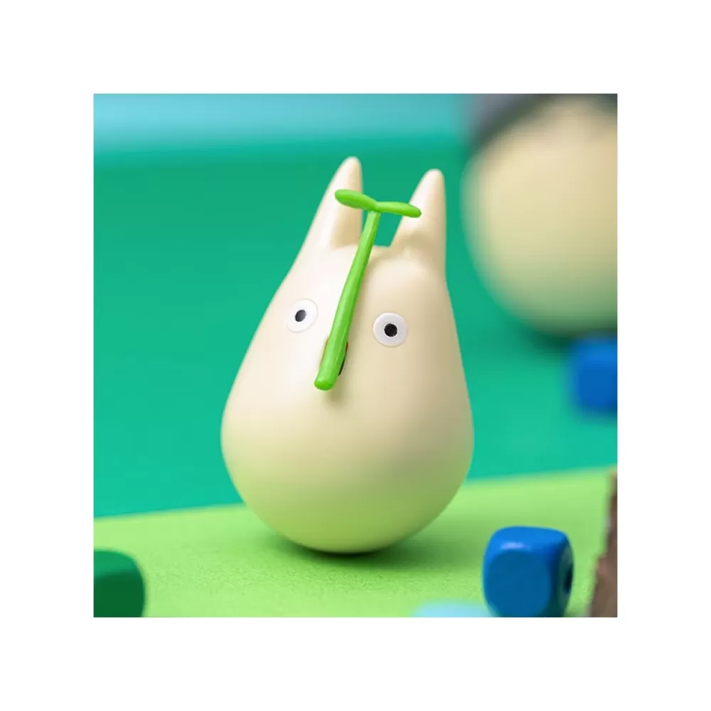 Clearance Figurine Culbuto Totoro Blanc Avec Feuille - Mon Voisin Totoro Jouets