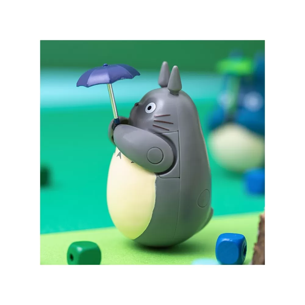 Best Sale Figurine Culbuto Totoro Gris Parapluie - Mon Voisin Totoro Jouets