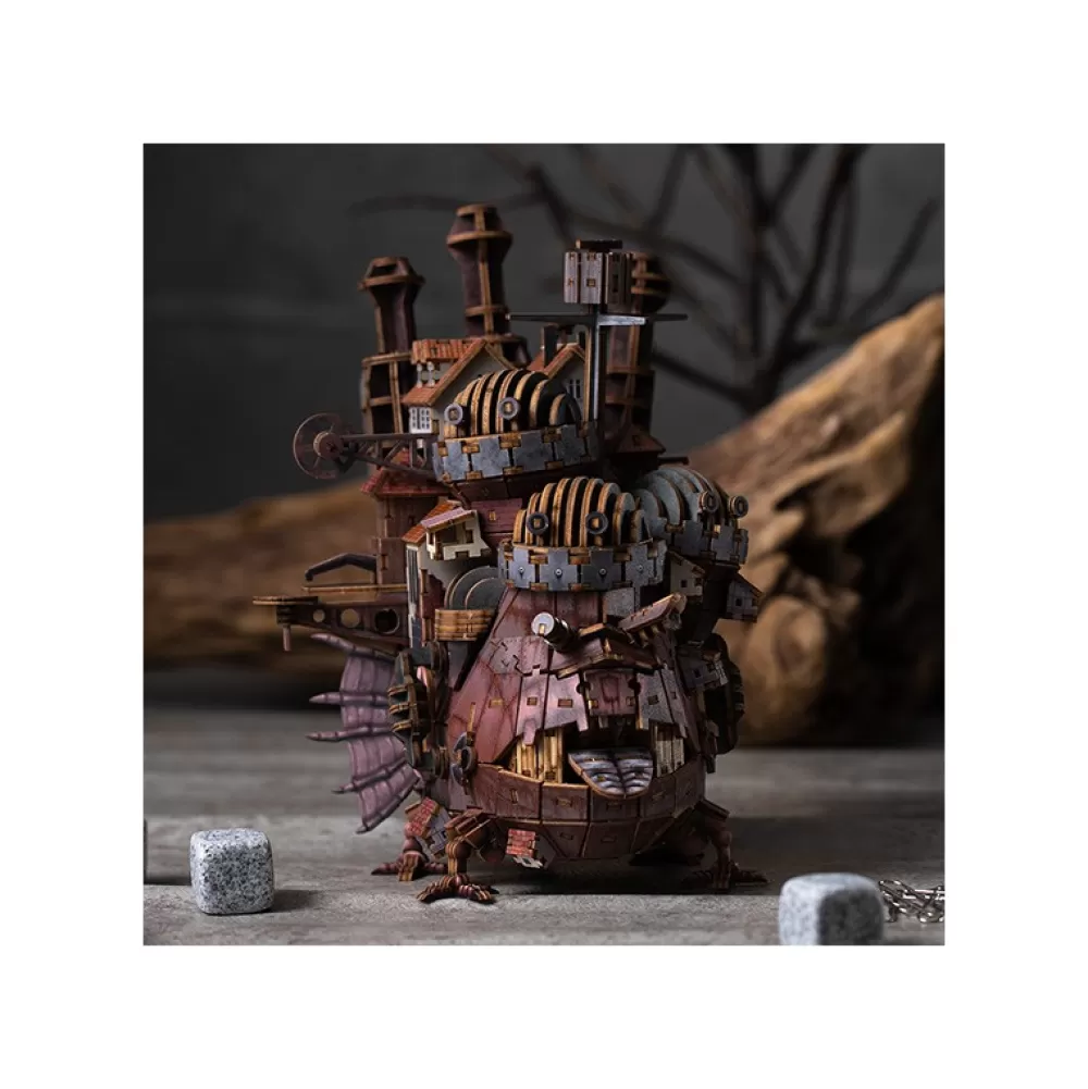 Flash Sale Maquette En Bois Kigumi Chateau De Hauru - Le Chateau Ambulant Loisirs Créatifs