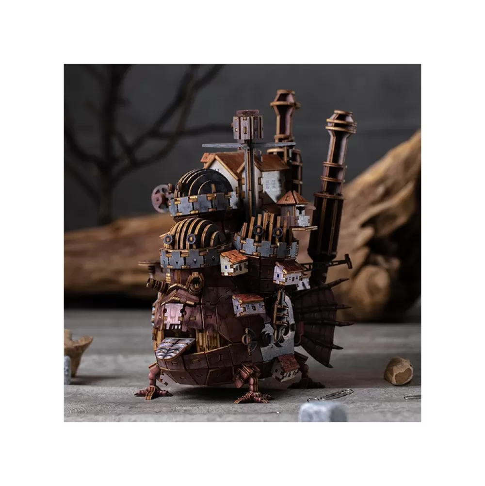 Flash Sale Maquette En Bois Kigumi Chateau De Hauru - Le Chateau Ambulant Loisirs Créatifs