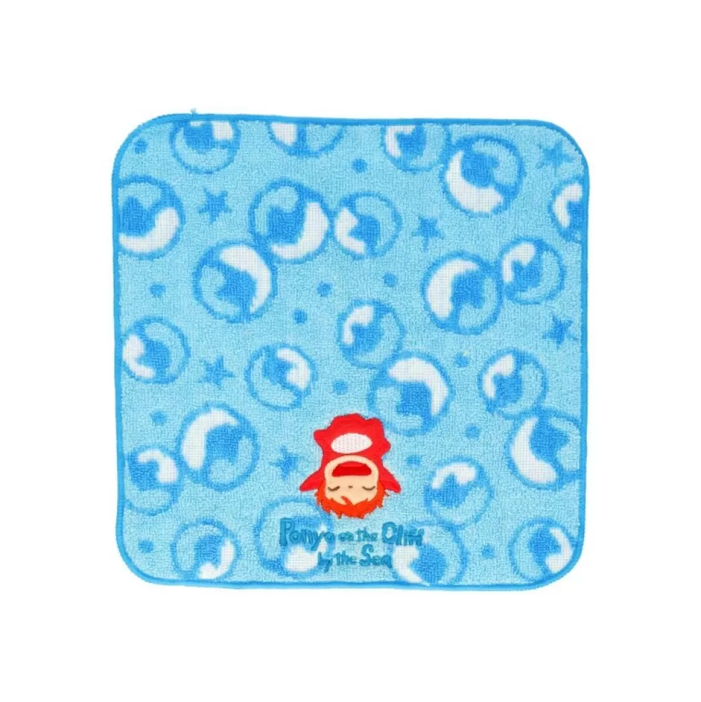 New Mini Serviette Au Fond De L'Ocean 25 X 25 Cm - Ponyo Sur La Falaise Linge De Maison