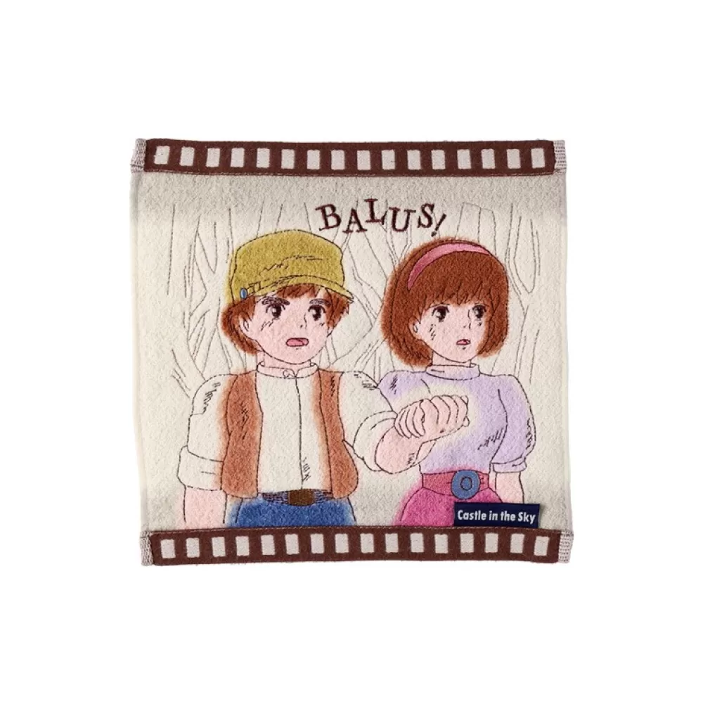 Best Mini Serviette Cellulo Sheeta & Pazu - Le Chateau Dans Le Ciel Linge De Maison