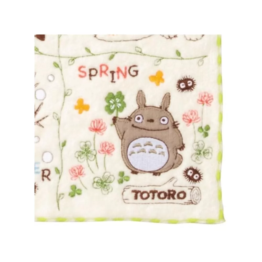 Hot Mini Serviette Couronne De Noix 25 X 25 Cm - Mon Voisin Totoro Linge De Maison
