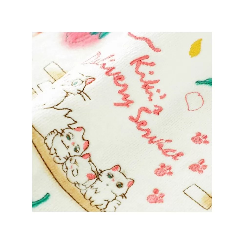 Best Mini Serviette Famille Des Chats 25 X 25 Cm - Kiki La Petite Sorciere Linge De Maison
