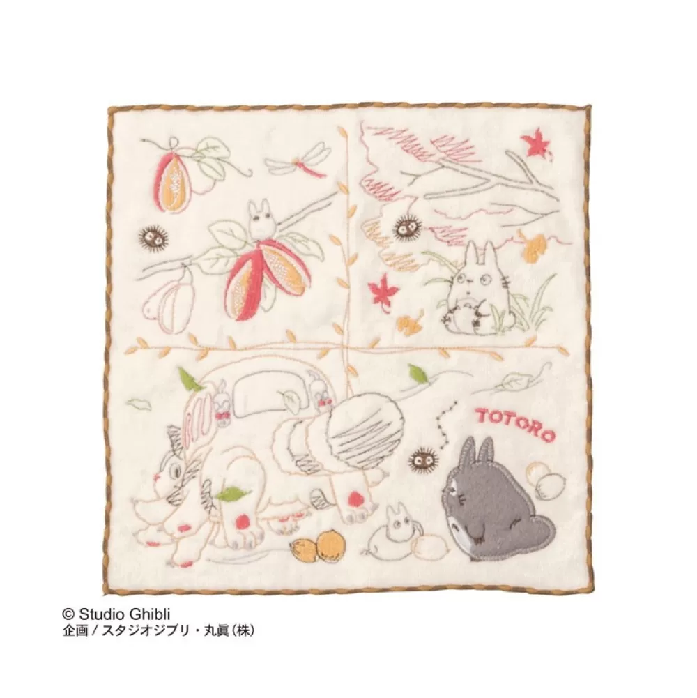 Flash Sale Mini Serviette Fruits D'Automne 25 X 25 Cm - Mon Voisin Totoro Linge De Maison