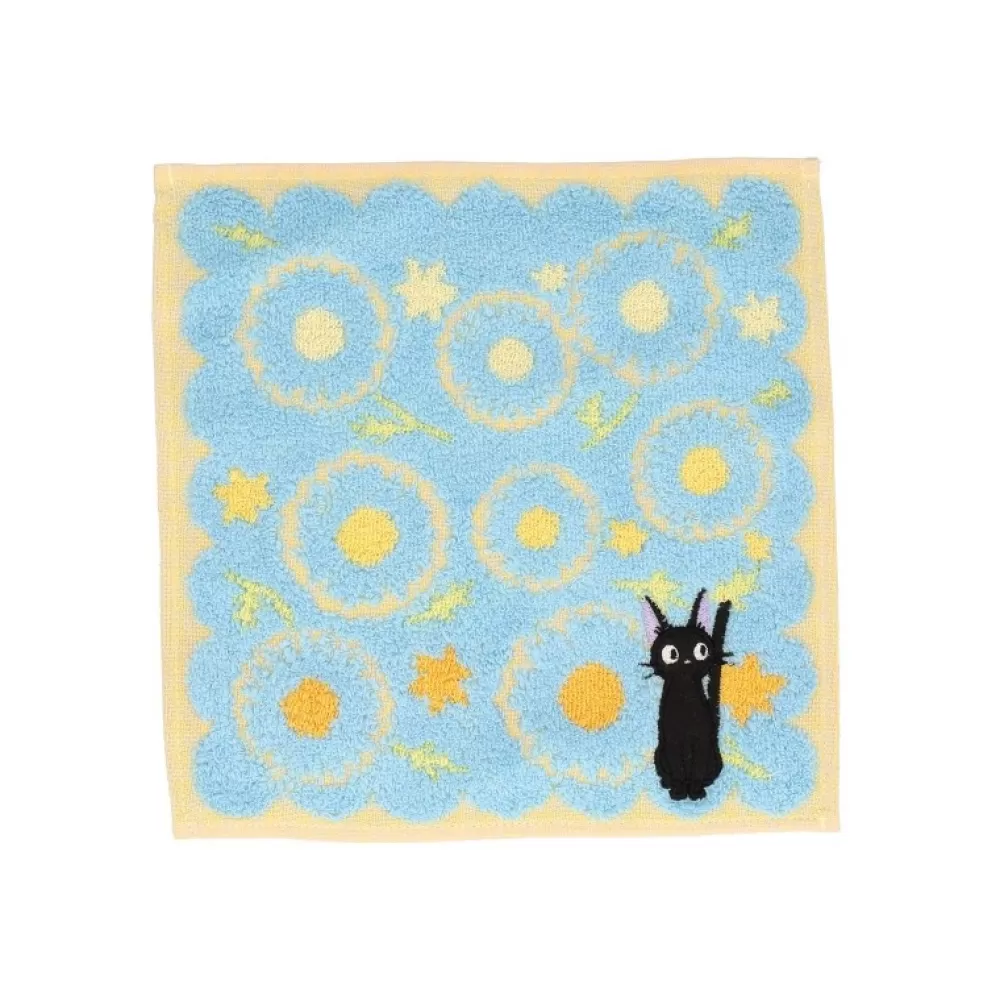 Best Sale Mini Serviette Jiji Marguerites 25X25Cm - Kiki La Petite Sorciere Linge De Maison
