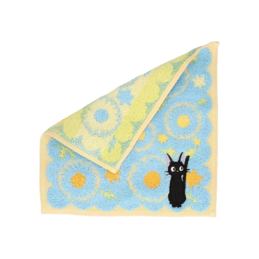 Best Sale Mini Serviette Jiji Marguerites 25X25Cm - Kiki La Petite Sorciere Linge De Maison