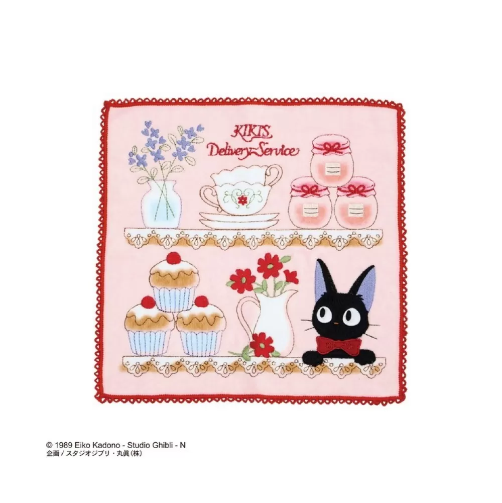 Hot Mini Serviette Jiji Patisseries 25 X 25 Cm - Kiki La Petite Sorciere Linge De Maison