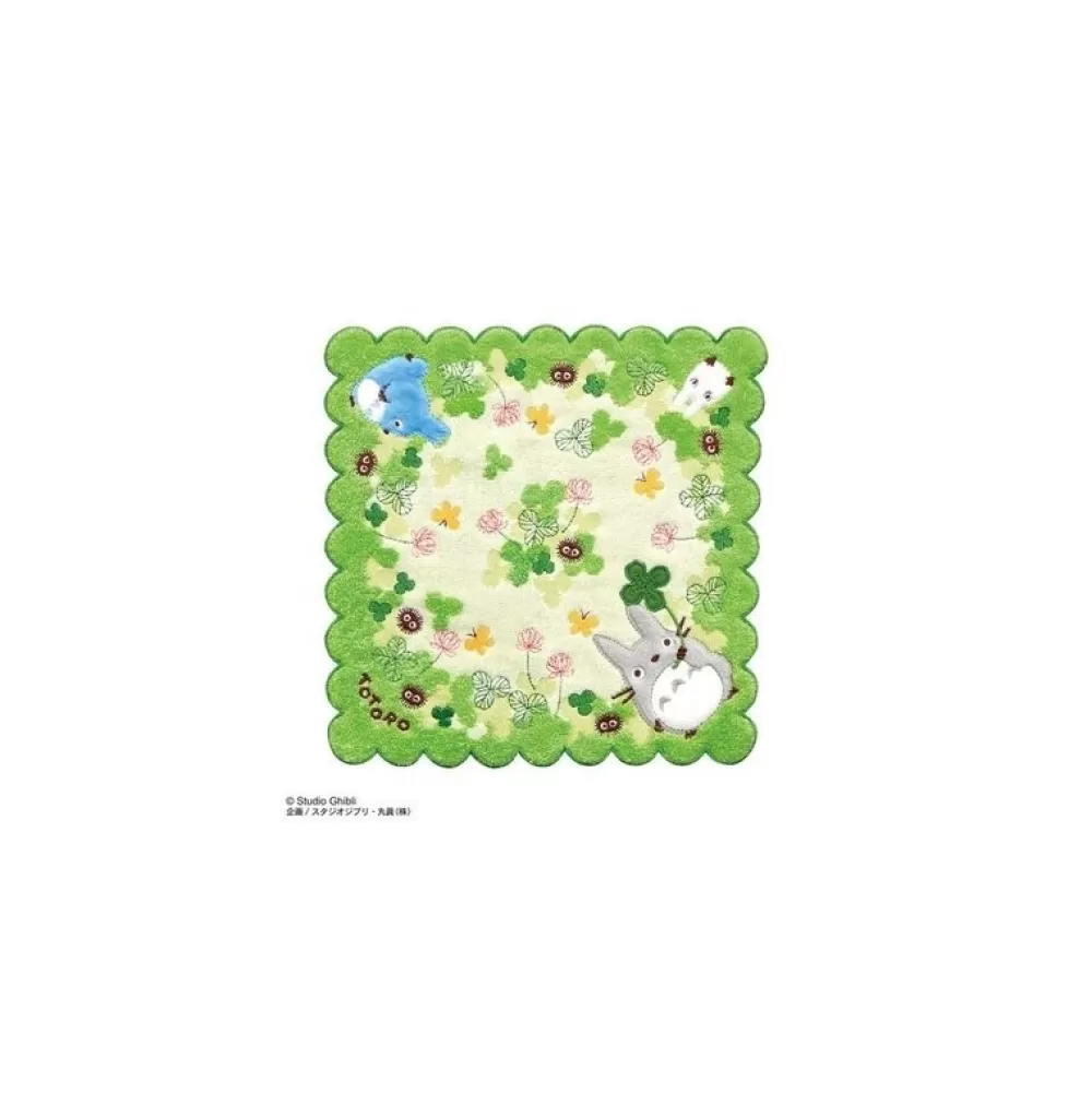 Flash Sale Mini Serviette Totoro Trefle 25 X 25 Cm - Mon Voisin Totoro Linge De Maison