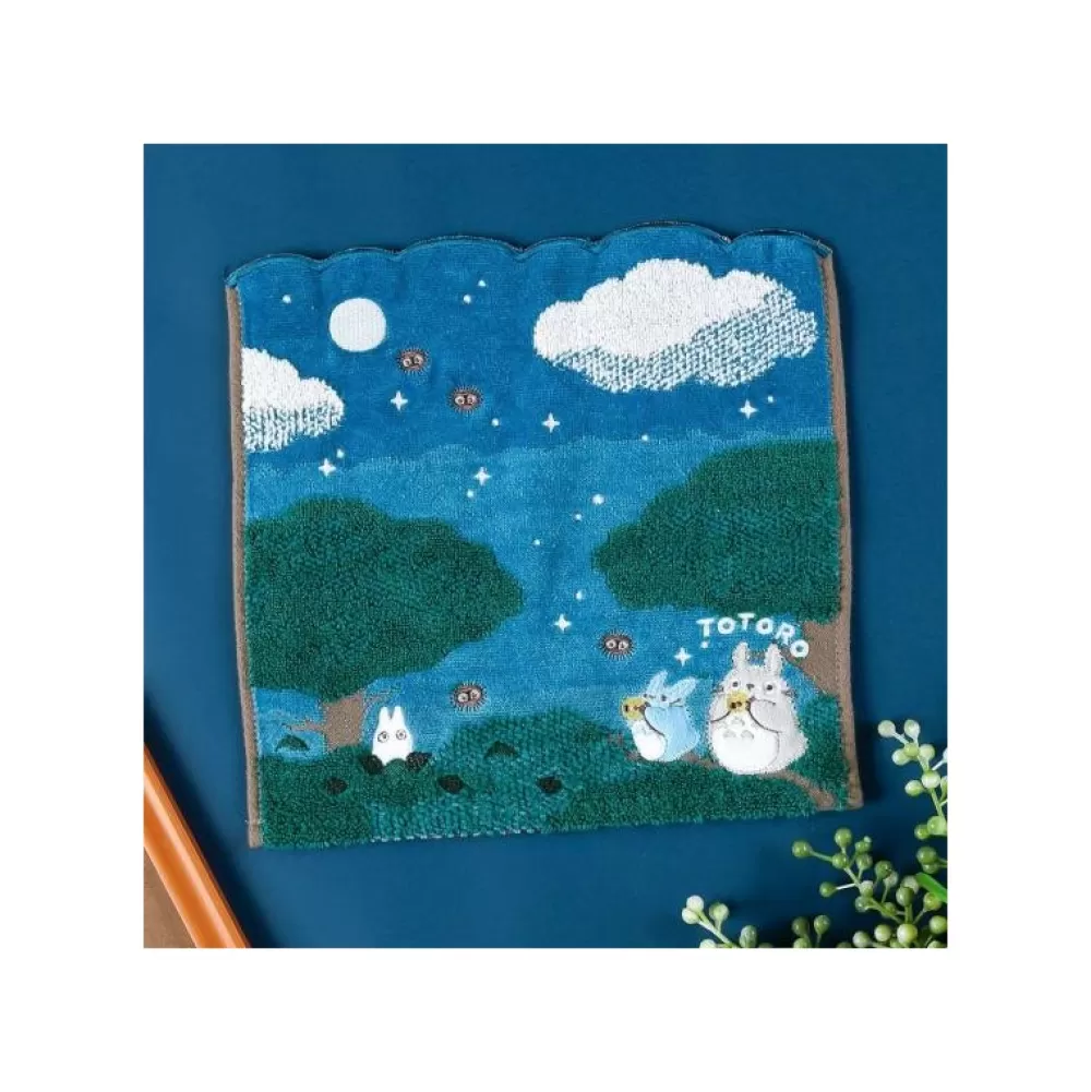Flash Sale Mini-Serviette Sous La Lune 25 X 25 Cm - Mon Voisin Totoro Linge De Maison