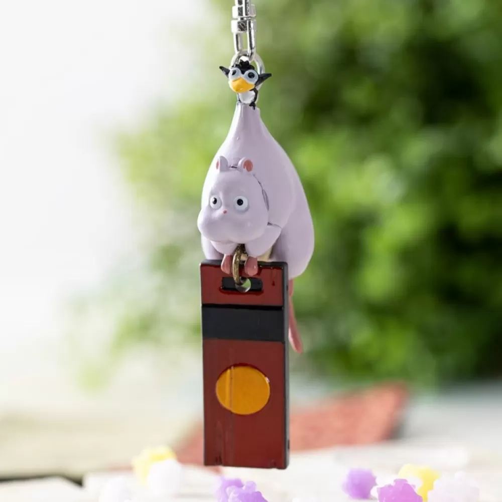Clearance Porte-clés 3D Boh Mouse Et Oiseau - Le Voyage De Chihiro Porte-clés