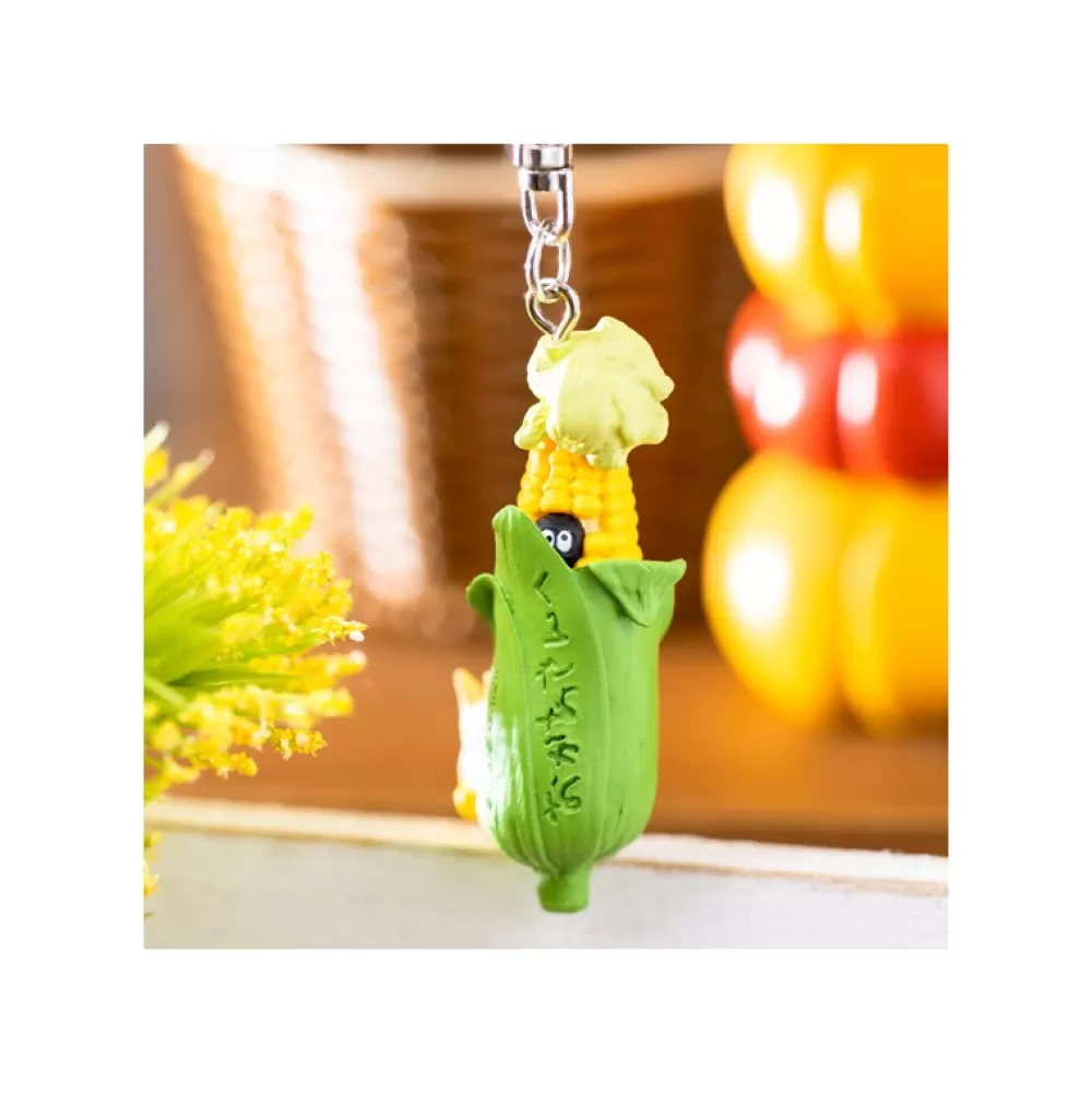 Flash Sale Porte-clés Noiraude Et Epi Mais Avec Totoro - Mon Voisin Totoro Porte-clés