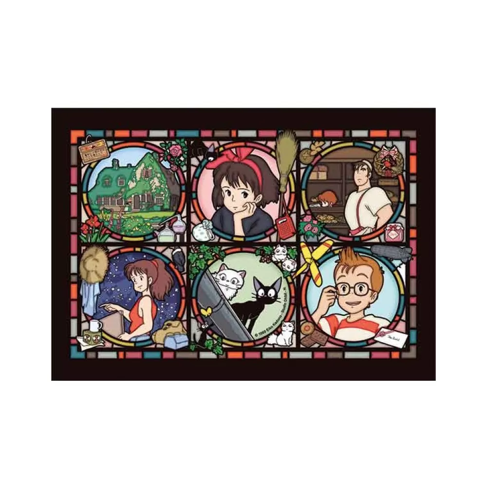 Store Puzzle Vitrail 208P Gallerie Des Personnages - Kiki La Petite Sorcier Puzzle