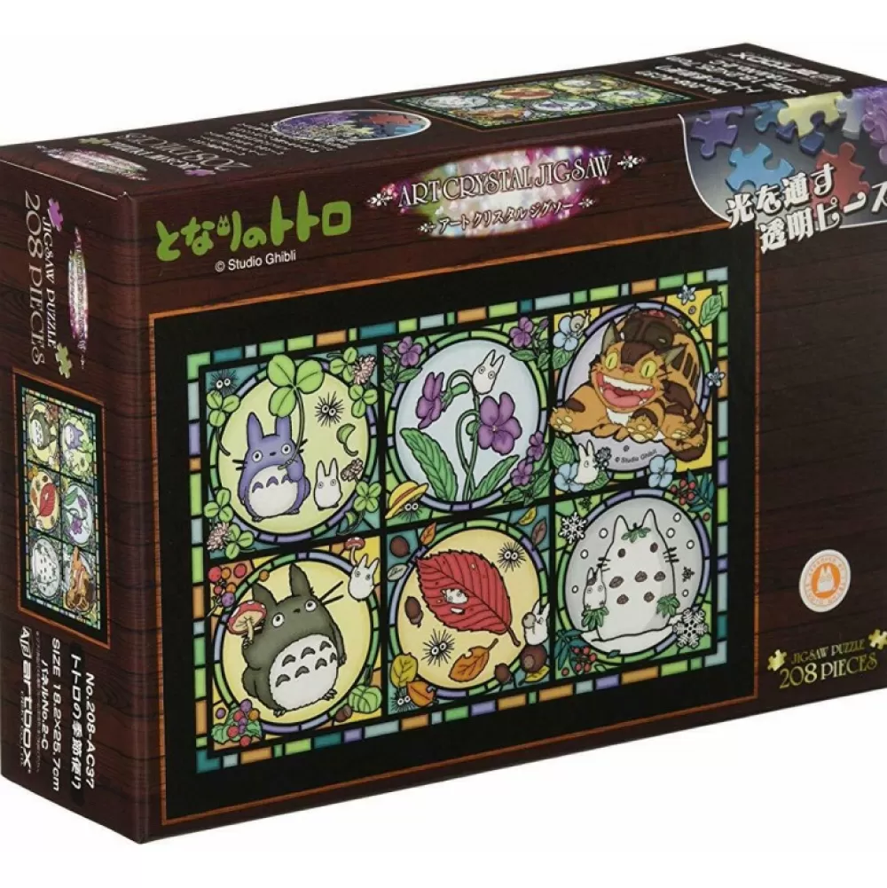 Store Puzzle Vitrail 208P Toutes Les Saisons - Mon Voisin Totoro Puzzle
