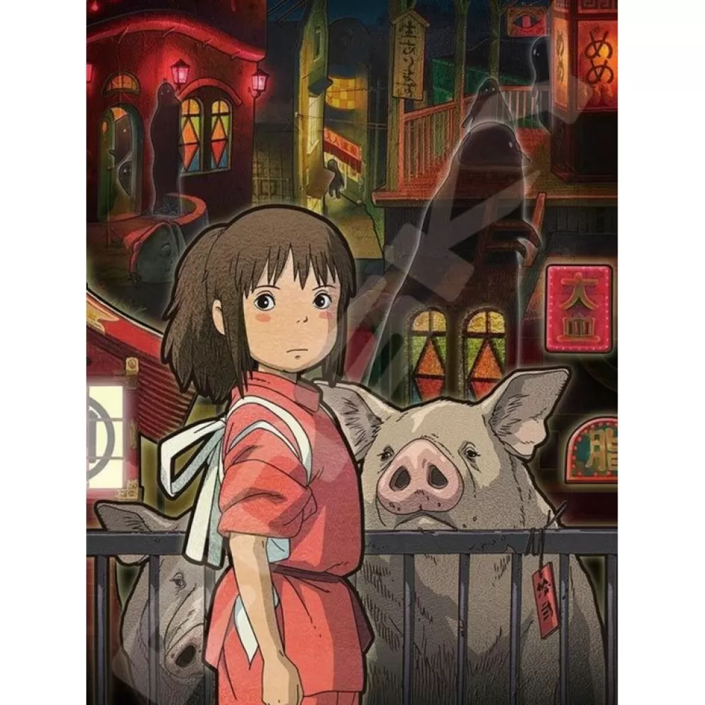 Store Puzzle Vitrail 500P De L'Autre Cote Du Tunnel - Le Voyage De Chihiro Puzzle