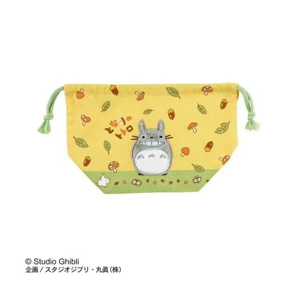 Flash Sale Sacoche A Cordon Totoro Noix Et Champignons 17X26 - Mon Voisin Totoro Sacs