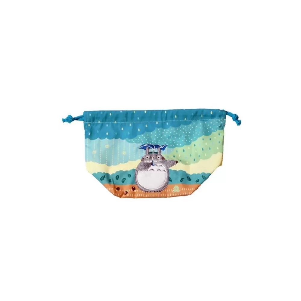 New Sacoche A Gousset Totoro Sous La Pluie 17 X 26 Cm - Mon Voisin Totoro Sacs