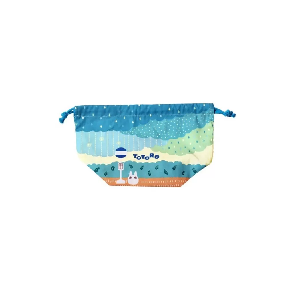 New Sacoche A Gousset Totoro Sous La Pluie 17 X 26 Cm - Mon Voisin Totoro Sacs