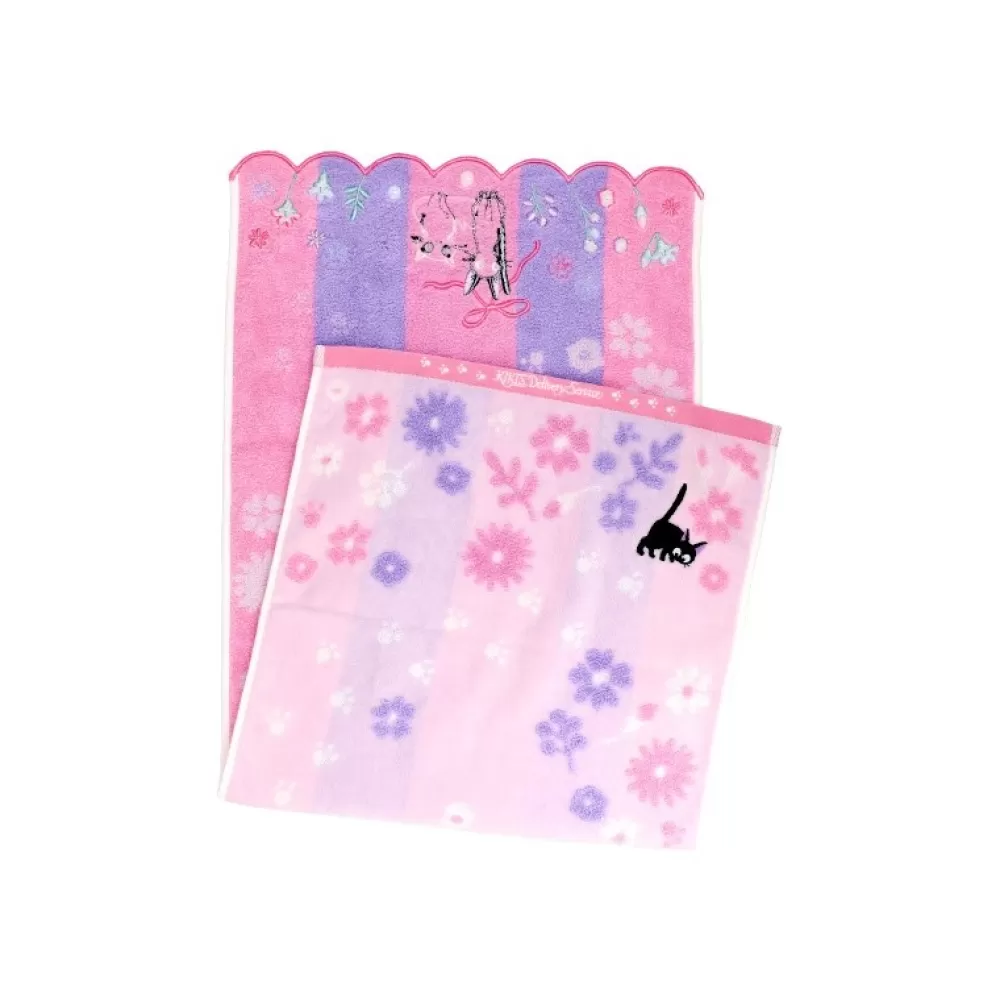 Discount Serviette Jiji Et Lily 34X80Cm - Kiki La Petite Sorciere Linge De Maison