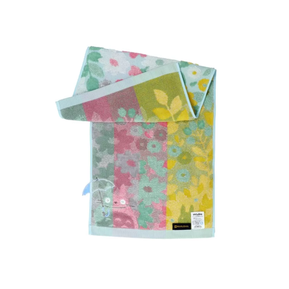 Discount Serviette Totoro Champs De Fleurs 34X80 Cm - Mon Voisin Totoro Linge De Maison