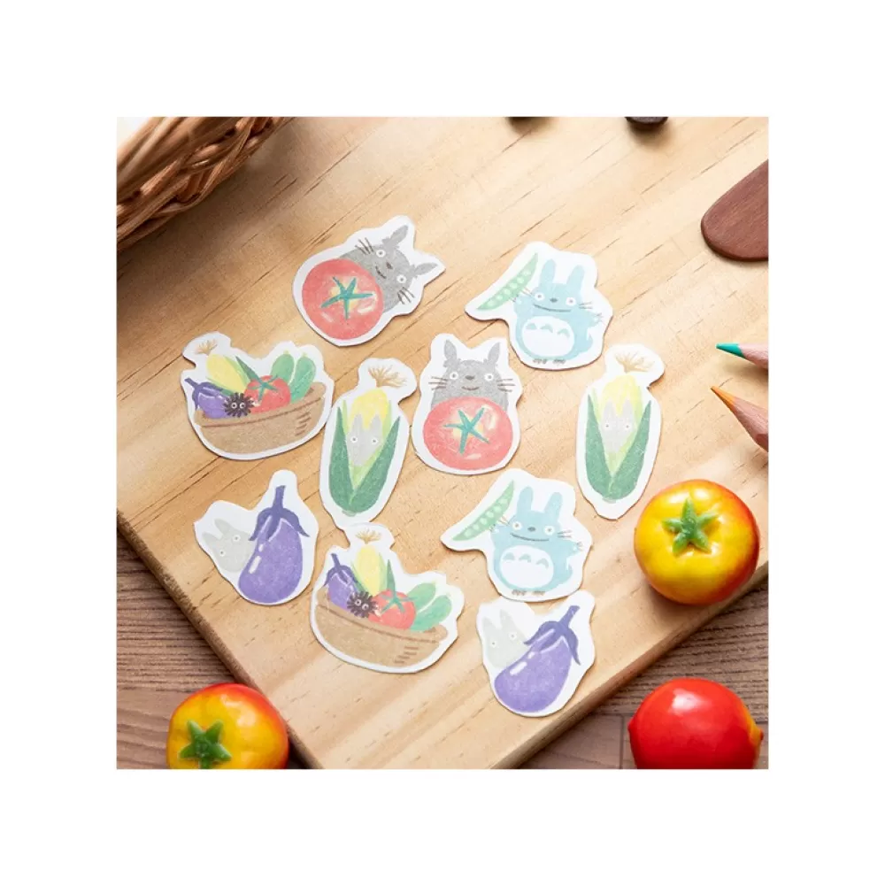 Flash Sale Set De Stickers Break Time Legumes - Mon Voisin Totoro Petit Matériel