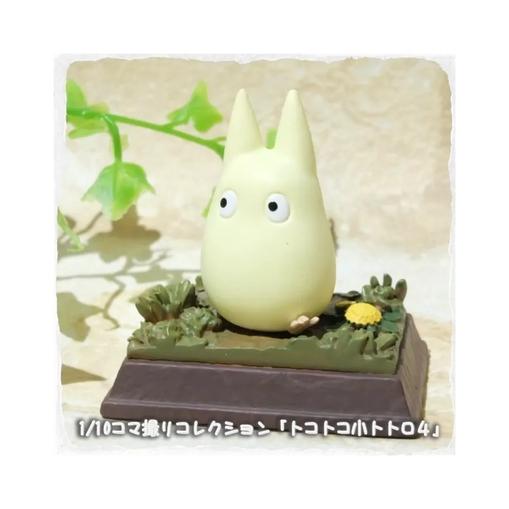 New Statue Collection Stop Motion Totoro Blanc Course Pose 4 - Mon Voisin Statues