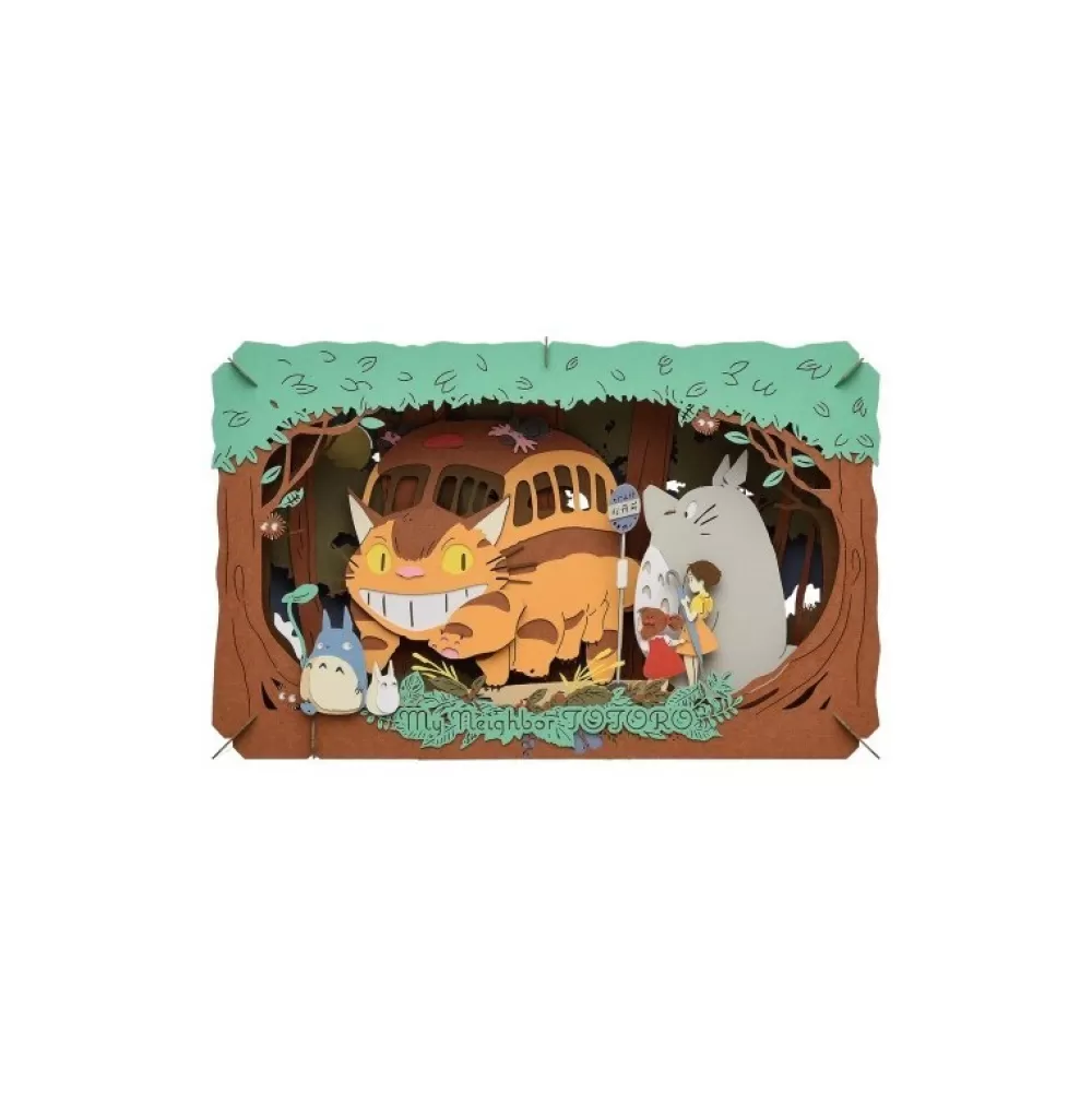 Best Sale Theatre De Papier L'Arrivee Du Chatbus - Mon Voisin Totoro Loisirs Créatifs