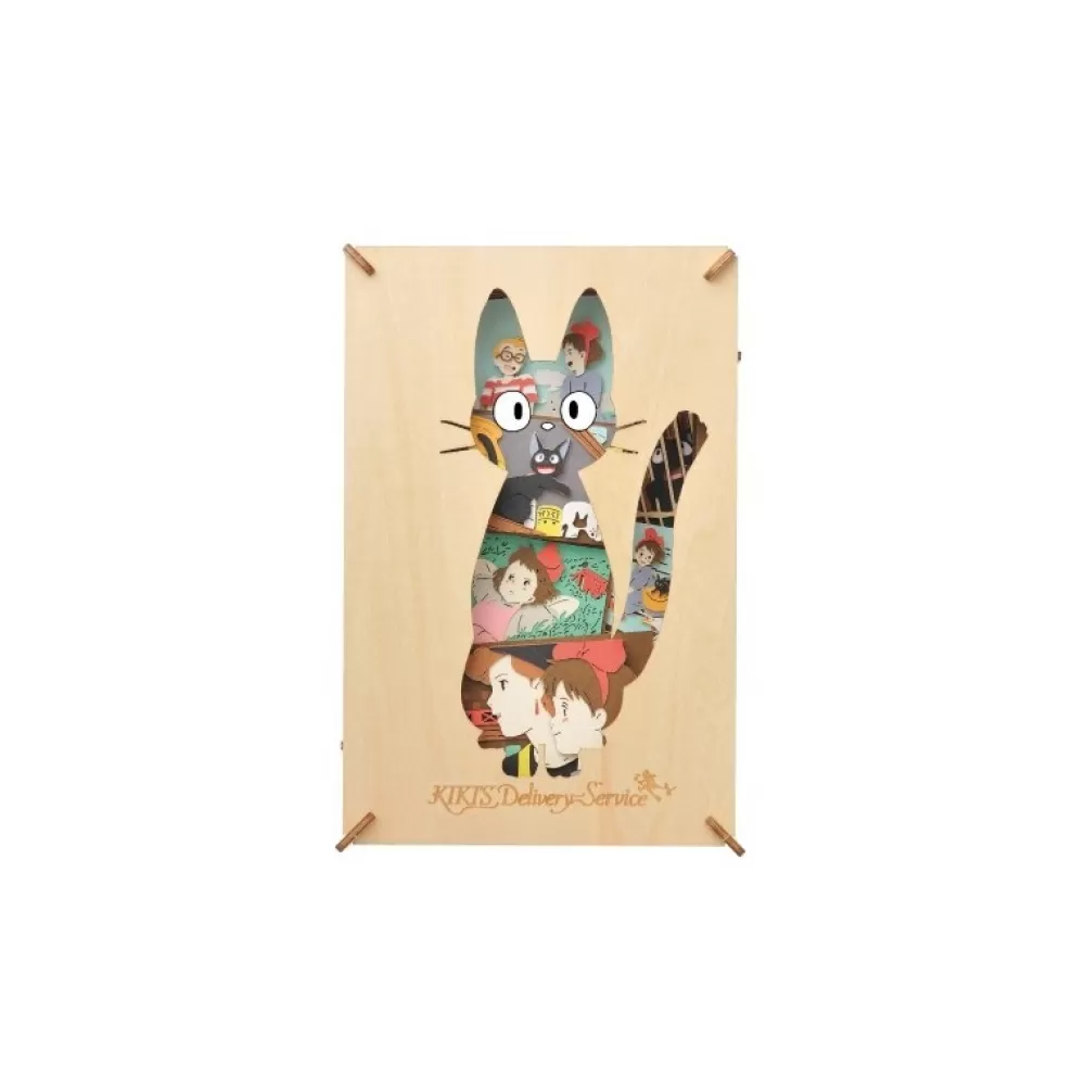 Hot Theatre De Papier Style Bois Silhouette Jiji - Kiki La Petite Sorcier Loisirs Créatifs