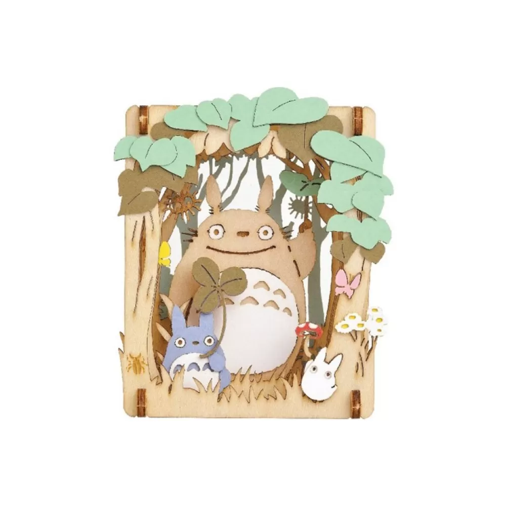 Flash Sale Theatre De Papier Style Bois Totoro Dondoko - Mon Voisin Totoro Loisirs Créatifs