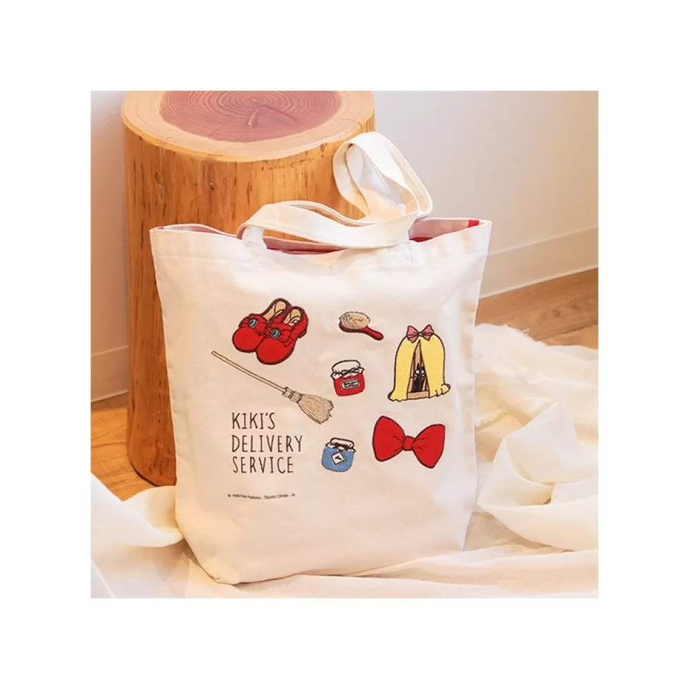 Best Sale Tote Bag Brode Kiki Objets Precieux - Kiki La Petite Sorciere Sacs
