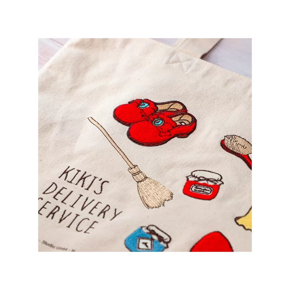 Best Sale Tote Bag Brode Kiki Objets Precieux - Kiki La Petite Sorciere Sacs